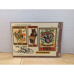 VTG  Meyercord Transfer Decals  Circus Decals Waldo the Great Buffalo Bill